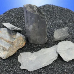 Nano Stone "Schiefer - Schwarz" - Set Mit 5 Bis 7 Steinen