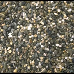 Mittelfeiner Kies 10 Kg - Körnung 3-5 Mm - Natürlich Dunkle Farbe