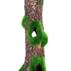 SF Holzstamm Mit Moos Gr. M Aus Keramik Ca. 22cm Hoch, StammØ 3cm