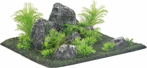 Flamingo Condroz Fels Mit Pflanzen - Viereckig - 29 X 29 X 10 Cm 3 Flamingo Condroz Fels Mit Pflanzen - Viereckig - 29 X 29 X 10 Cm