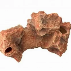 Maple Leaf Rock 4 - Künstliches Rotbraunes Versteinertes Laub - Ca. 25 X 16,5 X 12,5 Cm