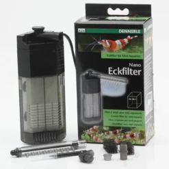 DENNERLE Nano Eckfilter, Filter Für Ein 10-40 Litern Aquarium
