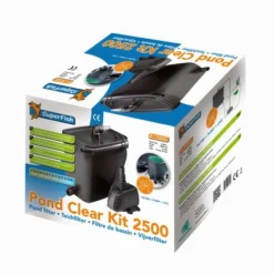 SF PondClear Kit 2500 Biologischer Teichfilter+Pumpe+UV-Klärer Für Teiche Bis 2.500 Liter