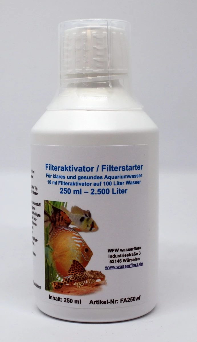 250 Ml Filteraktivator / Filterstarter Für 2.500 Liter Aquarium-Wasser 3 250 Ml Filteraktivator / Filterstarter Für 2.500 Liter Aquarium-Wasser