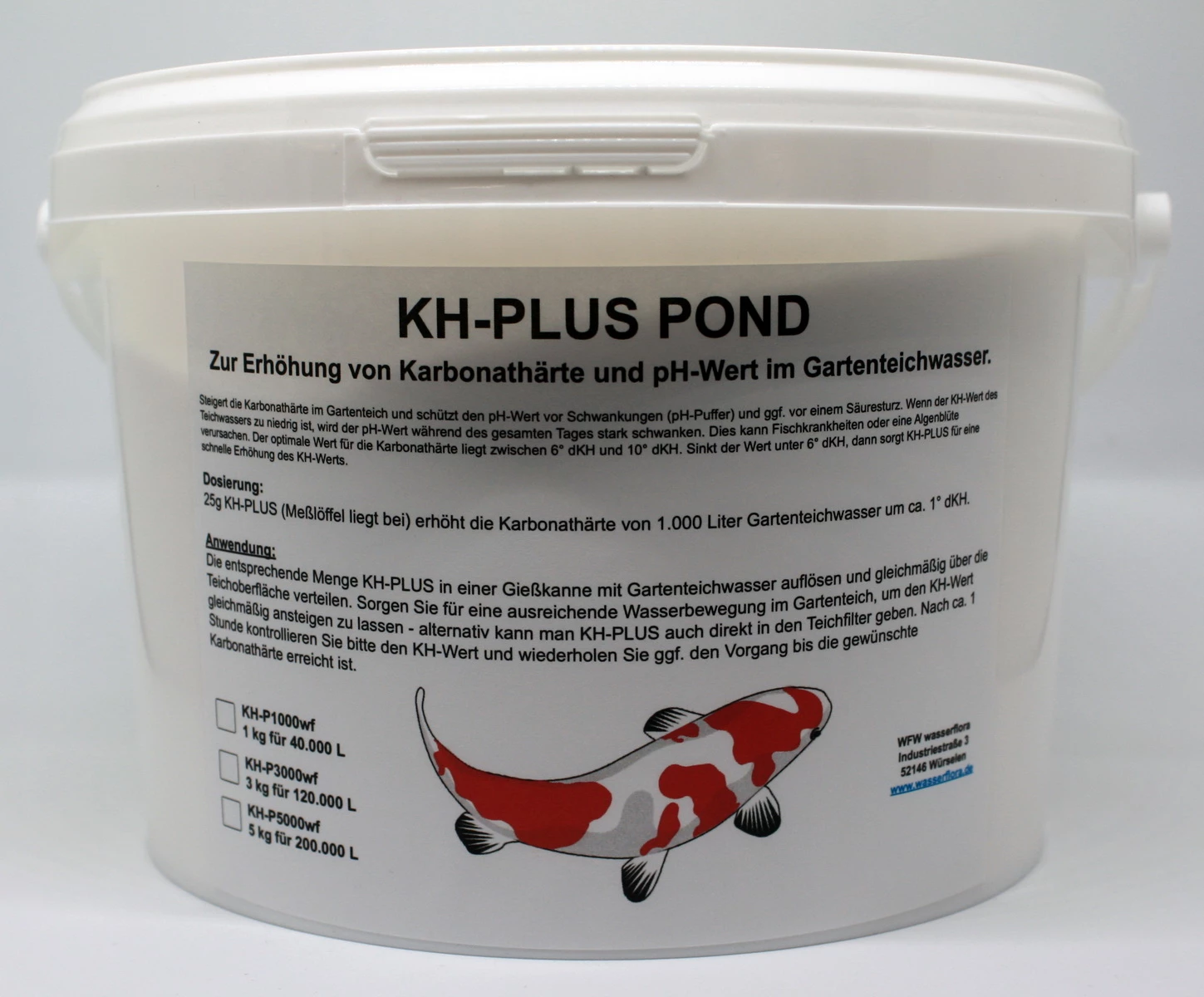 5 Kg KH-PLUS POND - Erhöht Karbonathärte & Stabilisiert PH-Wert, Für 200.000 Liter 3 5 Kg KH-PLUS POND - Erhöht Karbonathärte & Stabilisiert PH-Wert, Für 200.000 Liter