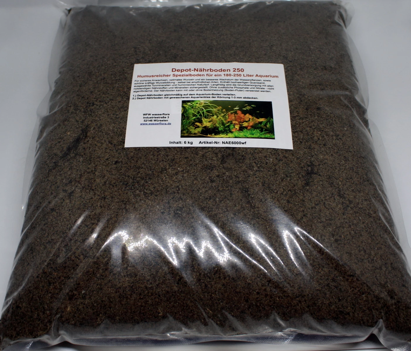 Depot-Nährboden 250 / Humusreicher Spezialboden 6 Kg Für Ein 180-250 Liter Aquarium 4 Depot-Nährboden 250 / Humusreicher Spezialboden 6 Kg Für Ein 180-250 Liter Aquarium – Bild 2