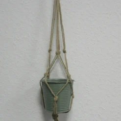 Grüne Blumenampel - Hängender Blumentopf