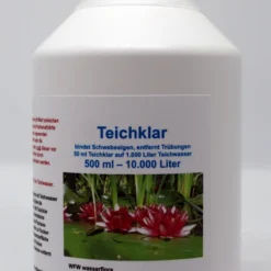 500 Ml Teichklar - Bindet Schwebealgen, Entfernt Trübungen, Für 10.000 Liter Wasser