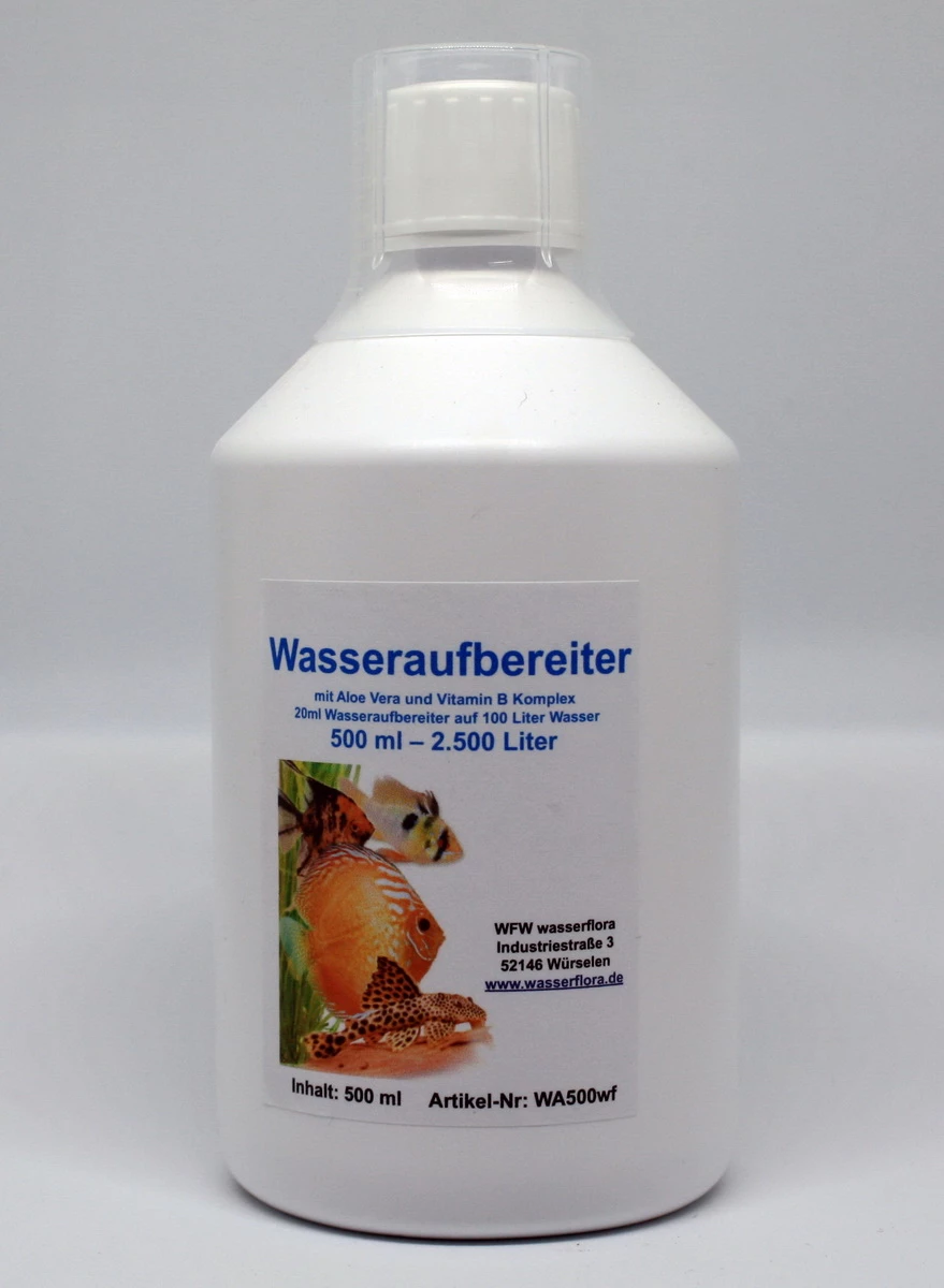 500 Ml Wasseraufbereiter Für 2.500 Liter Aquarium-Wasser 3 500 Ml Wasseraufbereiter Für 2.500 Liter Aquarium-Wasser